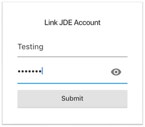 Link JDE to Mobility